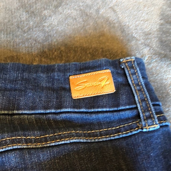Women’s size 14 seven7 high rise skinny tummy less blue jeans - Picture 13 of 13